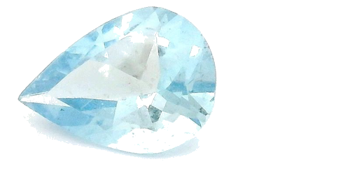 0.48 carat BLUE Pear Aquamarine (1)
