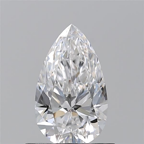 0.72 carat D-VVS1 Natūralus Pear Deimantas (1)