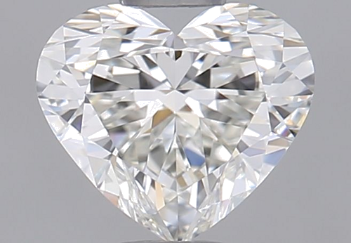 0.56 carat I-VVS2 Natūralus Heart Deimantas (1)