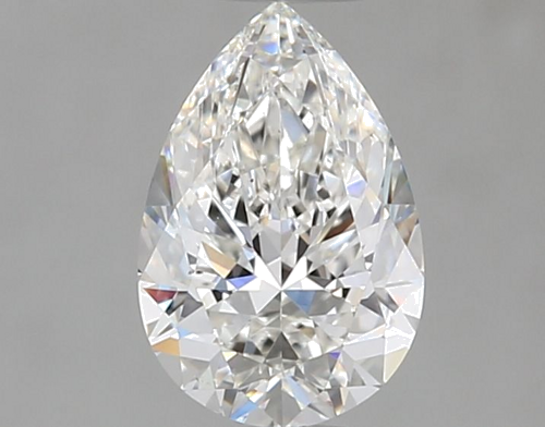0.7 carat G-VS2 Natūralus Pear Deimantas (1)