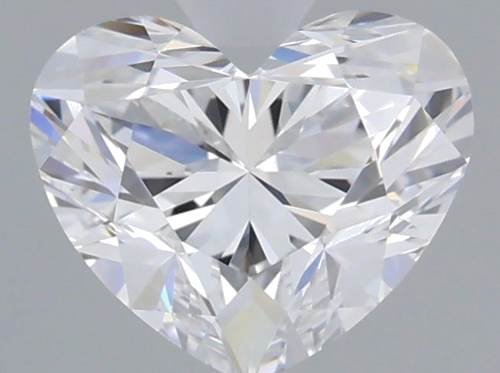 0.7 carat D-IF Natūralus Heart Deimantas (1)