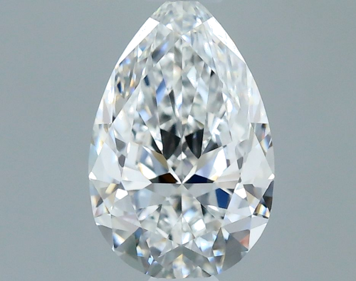 0.51 carat E-IF Natūralus Pear Deimantas (1)