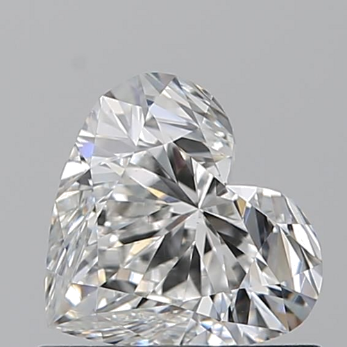 0.8 carat F-VS2 Natūralus Heart Deimantas (1)