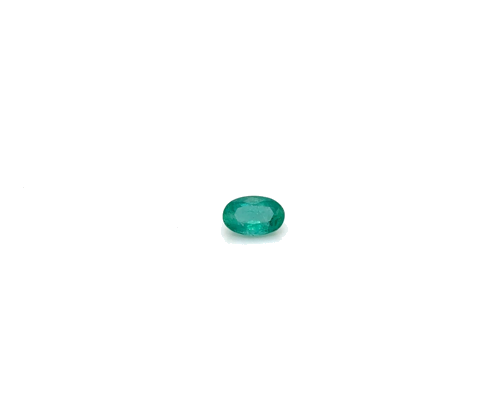 0.46 carat GREEN Oval Smaragdas (1)