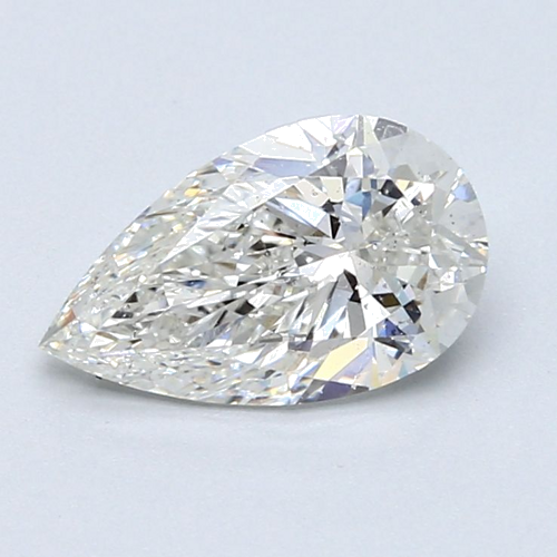 1.51 carat H-SI2 Natūralus Pear Deimantas (1)