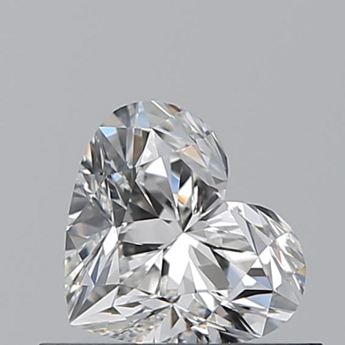 0.53 carat F-IF Natūralus Heart Deimantas (1)