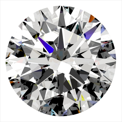 0.3 carat F-SI1 Excellent cut Natūralus Round Deimantas (1)