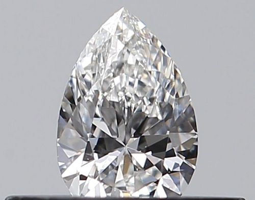 0.23 carat E-VS1 Natūralus Pear Deimantas (1)
