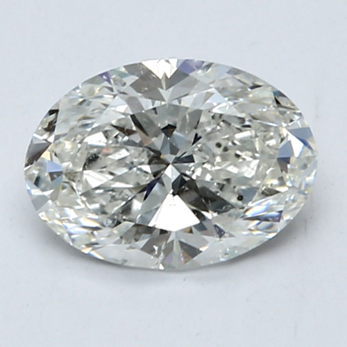1.52 carat G-SI2 Natūralus Oval Deimantas (1)