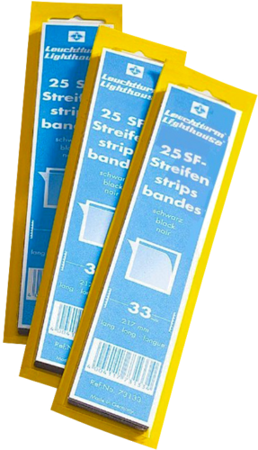 Clear strips for post stamps 25 pcs (1)