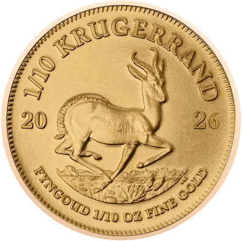 1/10 oz Кругерранд 2026 Южная Африка Золотая монета (1)