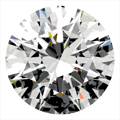 0.62 carat D-VVS1 Excellent cut Natūralus Round Deimantas (1)