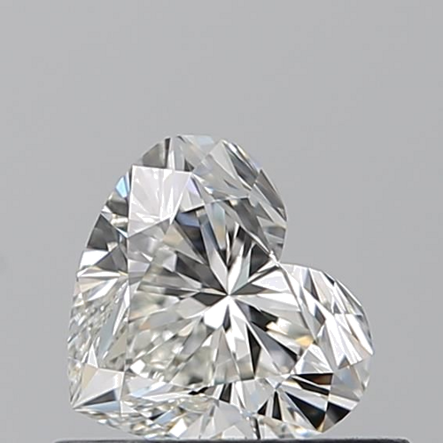 0.51 carat H-VVS1 Natūralus Heart Deimantas (1)
