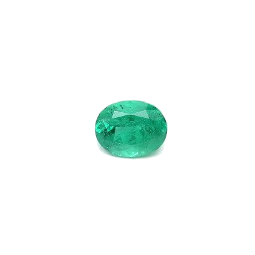 0.58 carat GREEN MODIFIEDBRILLIANT cut Oval Smaragdas (1)