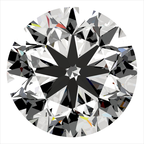 0.3 carat G-SI1 Very Good cut Natūralus Round Deimantas (1)