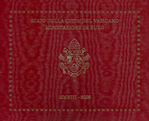 2008 Vatican Benedict XVI BU Euro coin set (1)