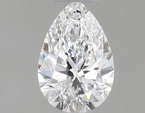 0.25 carat D-VVS1 Natūralus Pear Deimantas (1)