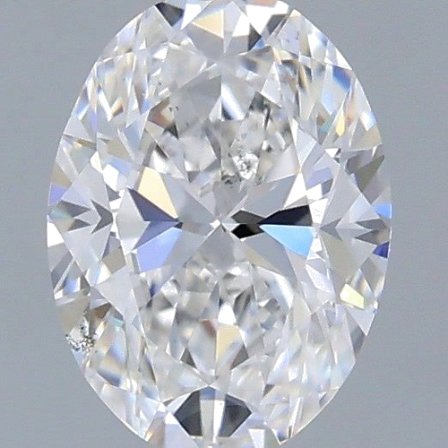 0.41 carat F-SI1 Natūralus Oval Deimantas (1)