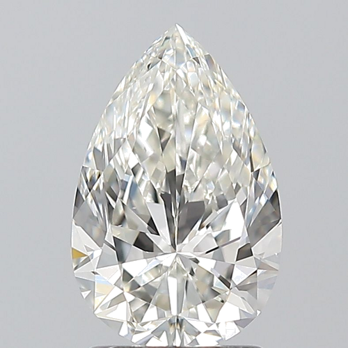 1.7 carat I-VS1 Natūralus Pear Deimantas (1)