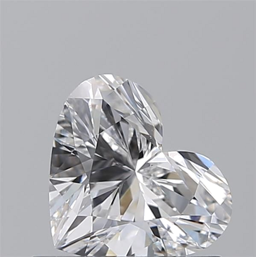 0.71 carat D-VS2 Natūralus Heart Deimantas (1)