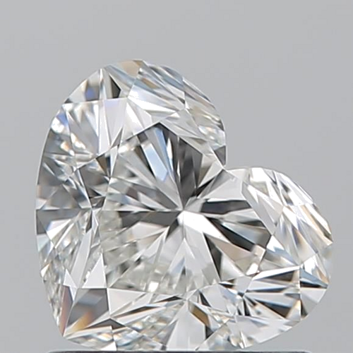 1.01 carat H-VS1 Natūralus Heart Deimantas (1)
