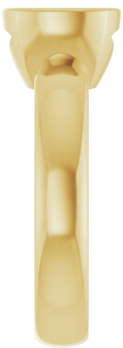 Sužadėtuvių Žiedas „Bezel-Set Solitaire“ 14k yellow gold Cushion 7mm (4)