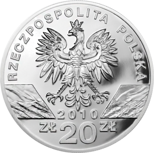 20 zlotų Šikšnosparnis 2010 Lenkija sidabrinė moneta (2)