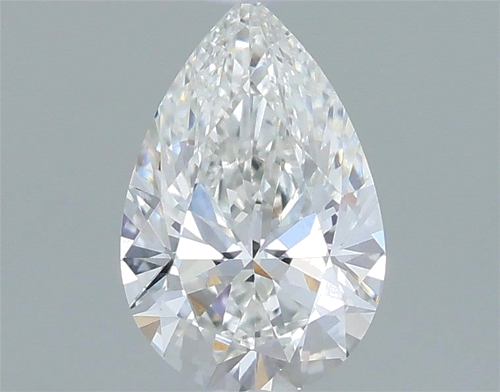 0.5 carat G-VS2 Natūralus Pear Deimantas (1)