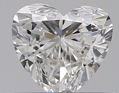 0.4 carat F-VVS1 Natūralus Heart Deimantas (1)