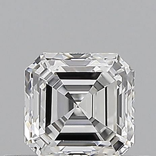 0.5 carat E-VVS2 Natūralus Asscher Deimantas (1)