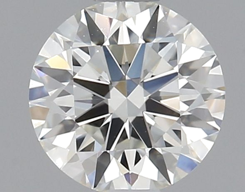 0.52 carat I-VVS1 Excellent cut Natūralus Round Deimantas (1)