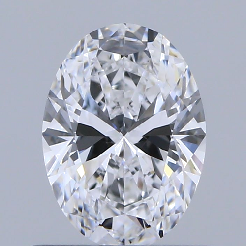 0.58 carat D-VVS2 Natūralus Oval Deimantas (1)