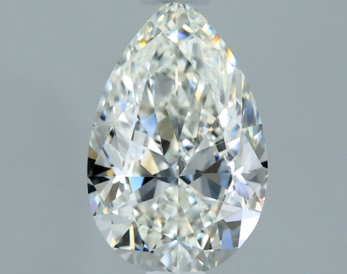 0.58 carat I-VVS1 Natūralus Pear Deimantas (1)