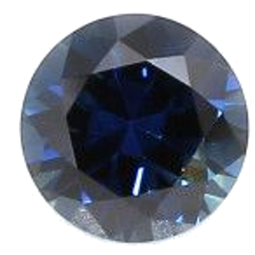 0.32 carat BLUE BRILLIANT cut Round Safyras (1)