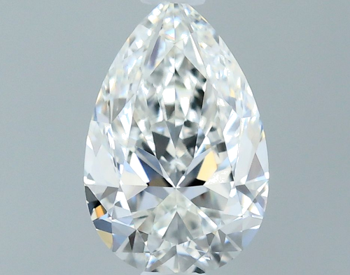 0.5 carat G-VVS2 Natūralus Pear Deimantas (1)