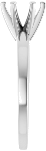Sužadėtuvių Žiedas „Solitaire“ 950 Platinos Round 6.5mm (4)