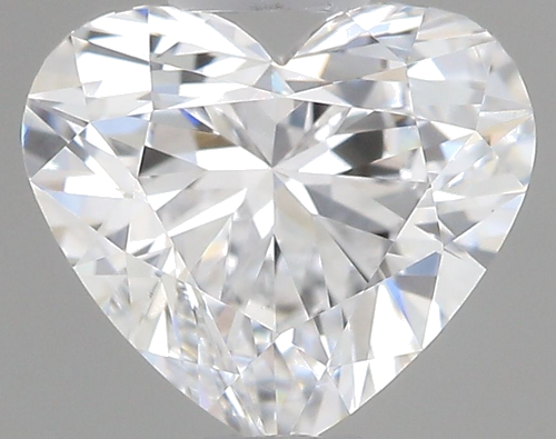0.53 carat D-VVS2 Natūralus Heart Deimantas (1)
