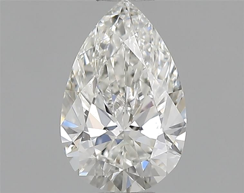0.45 carat H-VVS1 Natūralus Pear Deimantas (1)