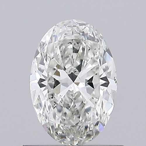 0.57 carat H-SI2 Natūralus Oval Deimantas (1)