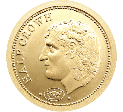 2012 Alexander the Great 1/2 Crown Tristan da Cunha Gold Coin (1)