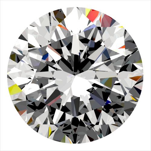 0.4 carat G-VS1 Very Good cut Natūralus Round Deimantas (1)