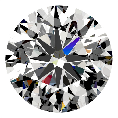 0.3 carat I-SI2 Very Good cut Natūralus Round Deimantas (1)