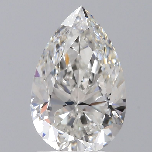 1.2 carat G-VS2 Natūralus Pear Deimantas (1)