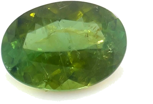 0.69 carat GREEN Oval Tourmaline (1)