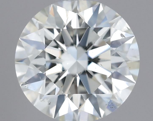 0.51 carat H-SI1 Excellent cut Natūralus Round Deimantas (1)