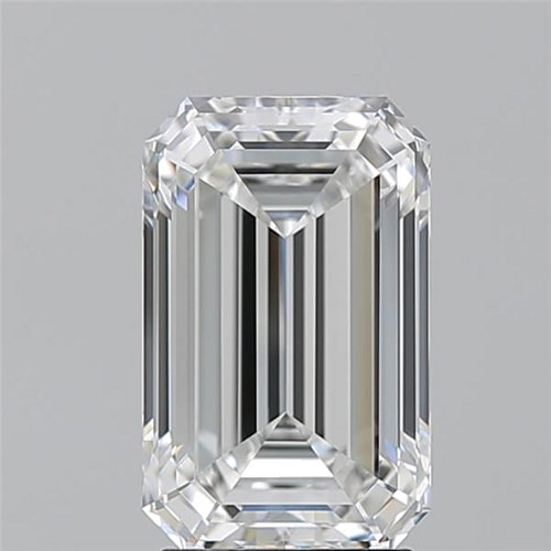 3.21 carat F-VVS2 Natūralus Emerald Deimantas (1)