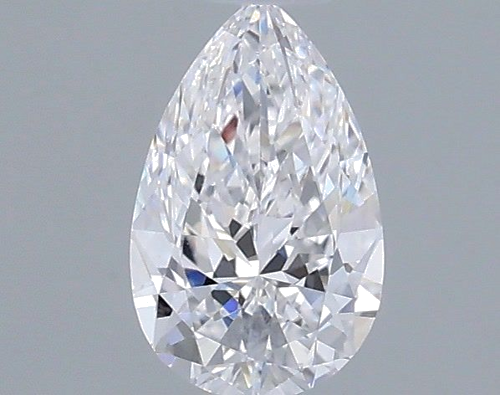 0.4 carat D-VS1 Natūralus Pear Deimantas (1)
