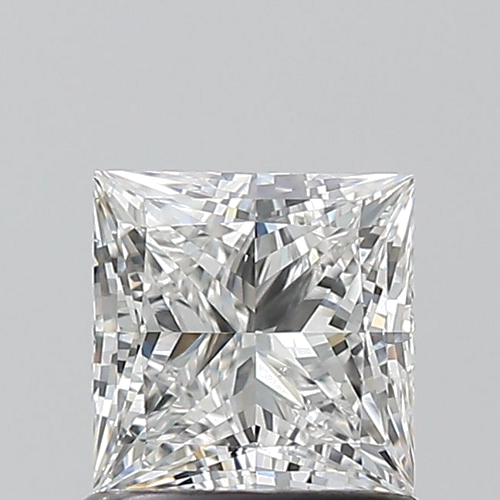1.0 carat F-VS2 Natūralus Princess Deimantas (1)