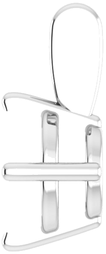 Sterling Silver 9 mm Round 4-Prong Pendant Mounting (3)