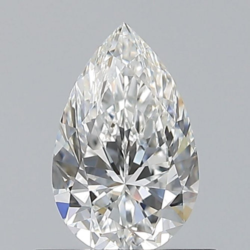 0.58 carat F-VS2 Natūralus Pear Deimantas (1)